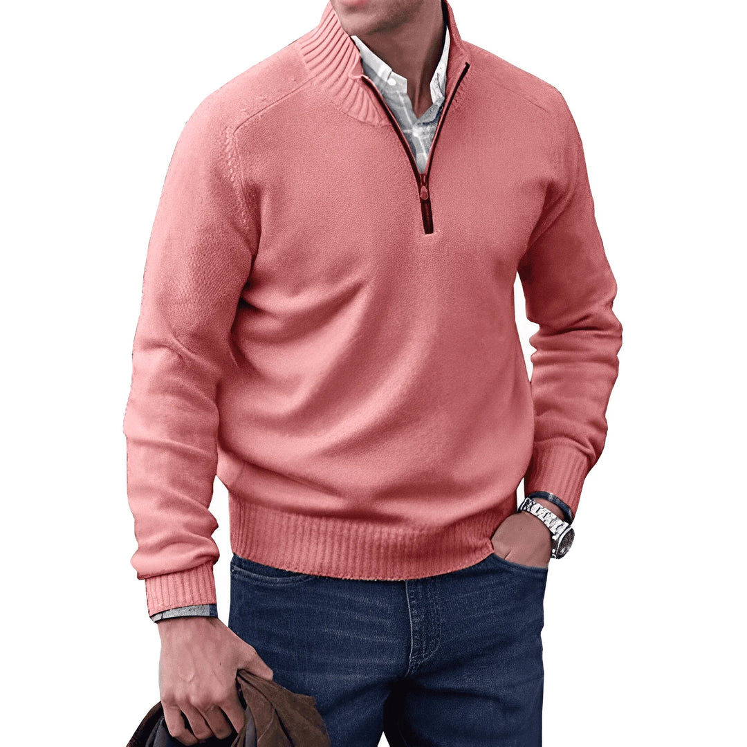 JAMES | STILVOLLER HALFZIP-PULLOVER FÜR HERREN