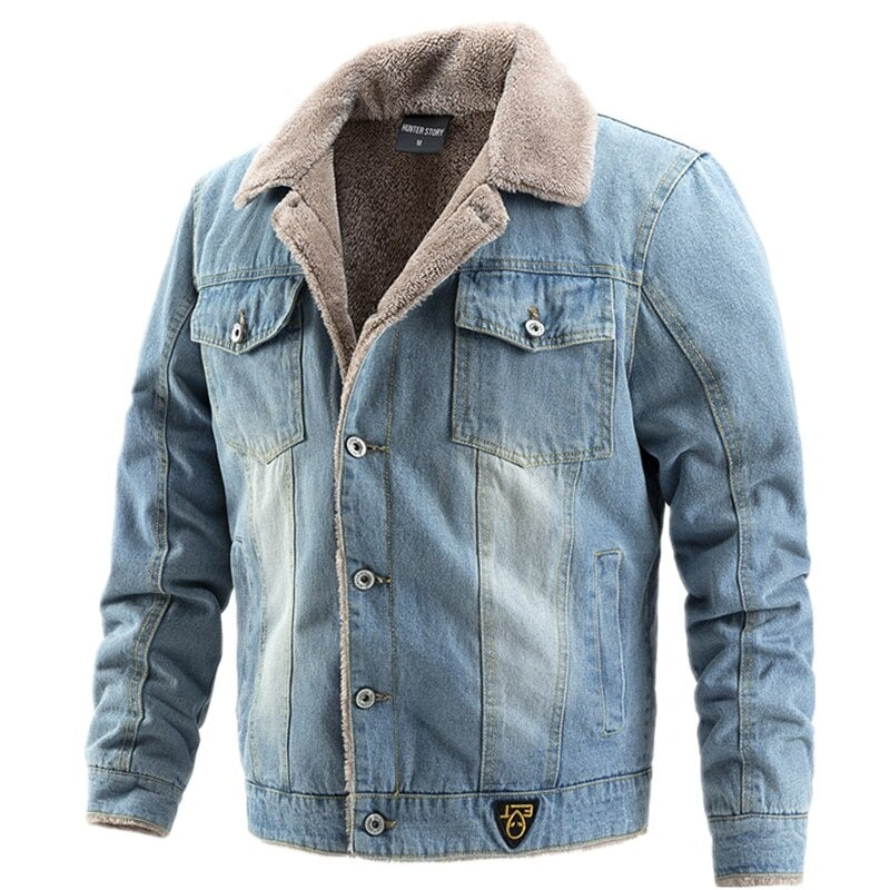 Herren | Jeansjacke mit Innenfutter