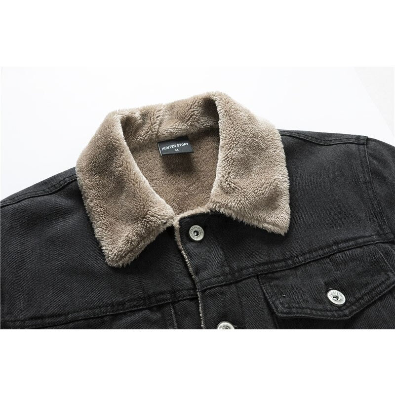 Herren | Jeansjacke mit Innenfutter