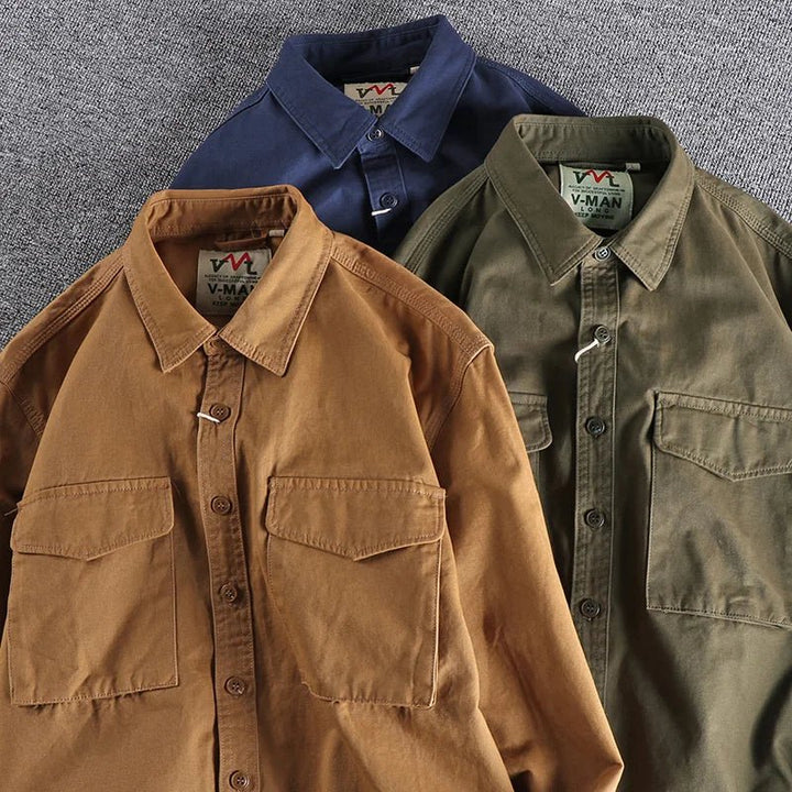 Niko | Cargo-Hemd für Männer im Outdoor-Look
