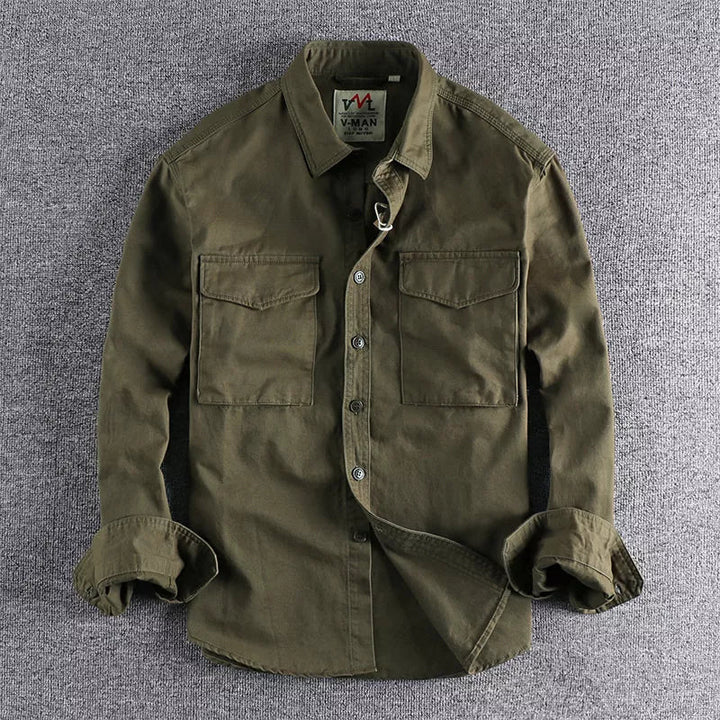Niko | Cargo-Hemd für Männer im Outdoor-Look