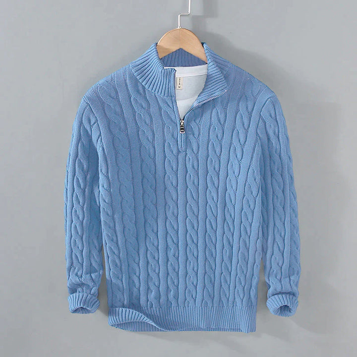 Felix | Stylischer Halfzip-Pullover für Herren