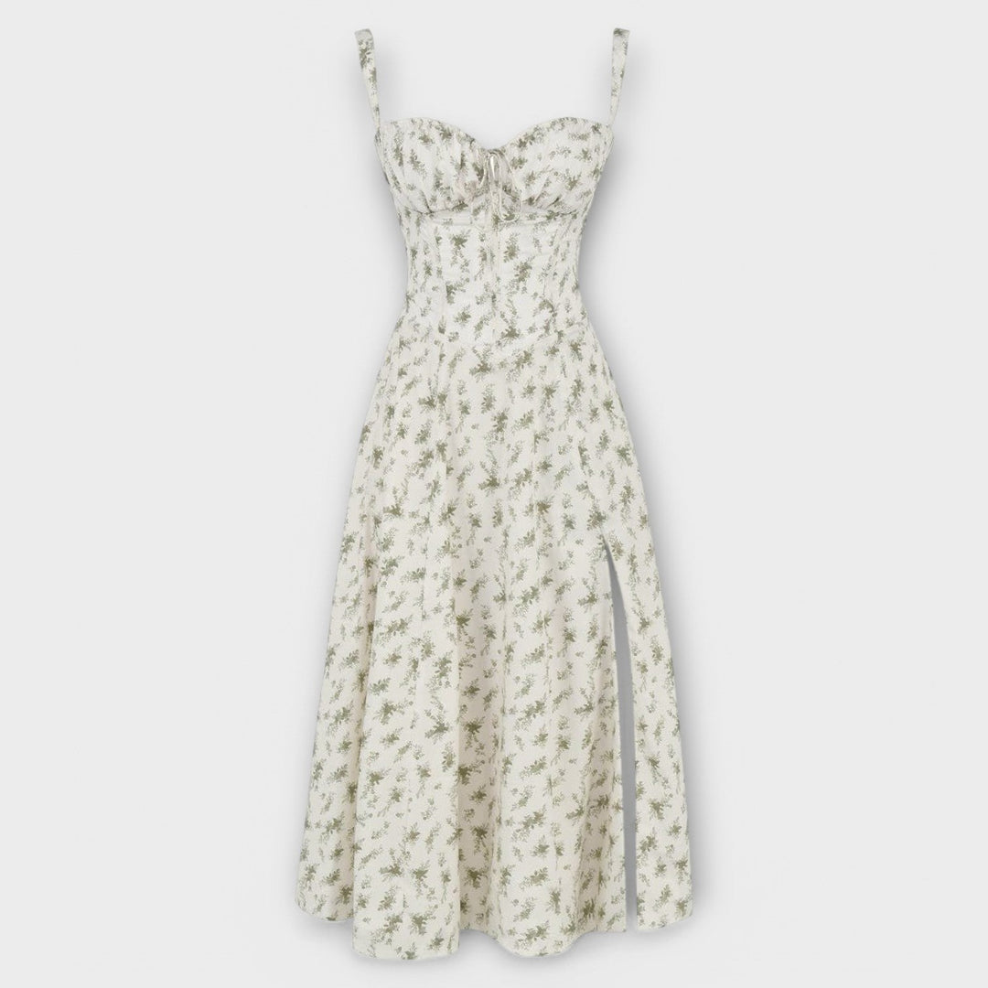 Paula | Exklusives Midi-Kleid mit Korsett