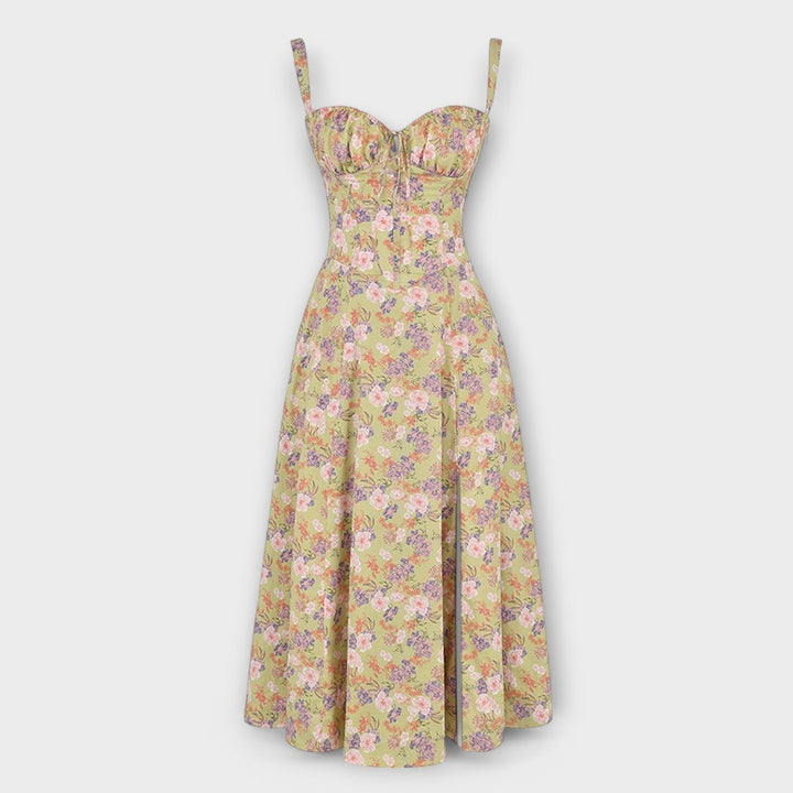 Paula | Exklusives Midi-Kleid mit Korsett