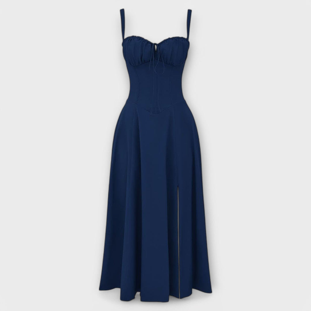 Paula | Exklusives Midi-Kleid mit Korsett