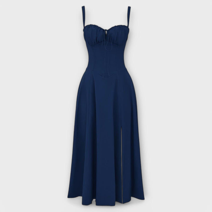 Paula | Exklusives Midi-Kleid mit Korsett