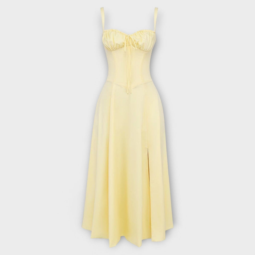 Paula | Exklusives Midi-Kleid mit Korsett
