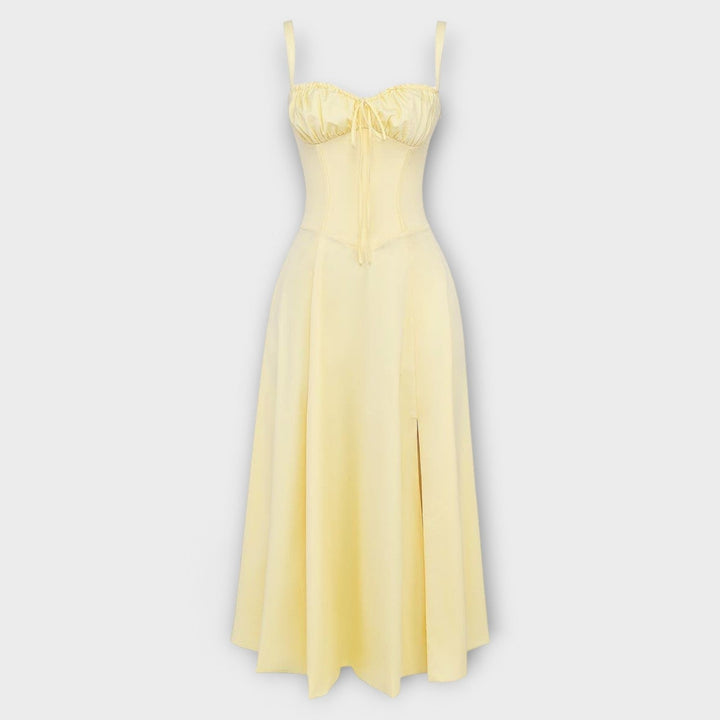 Paula | Exklusives Midi-Kleid mit Korsett
