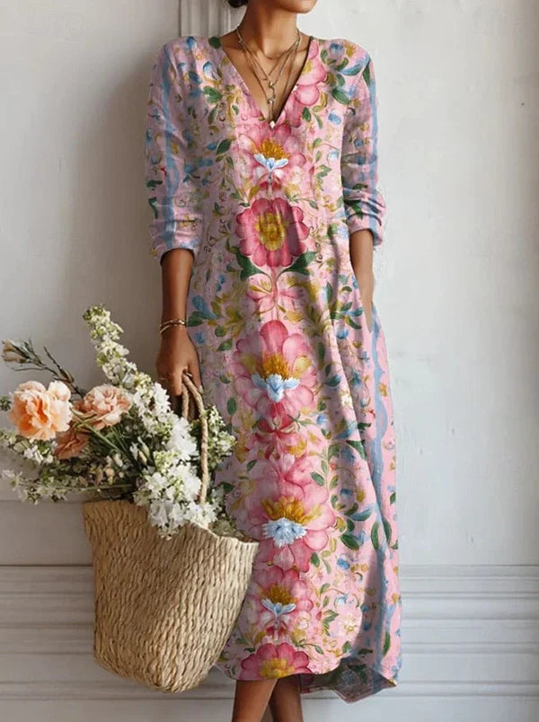 Lina | Stilvolles Komfort Kleid Damen Alltag