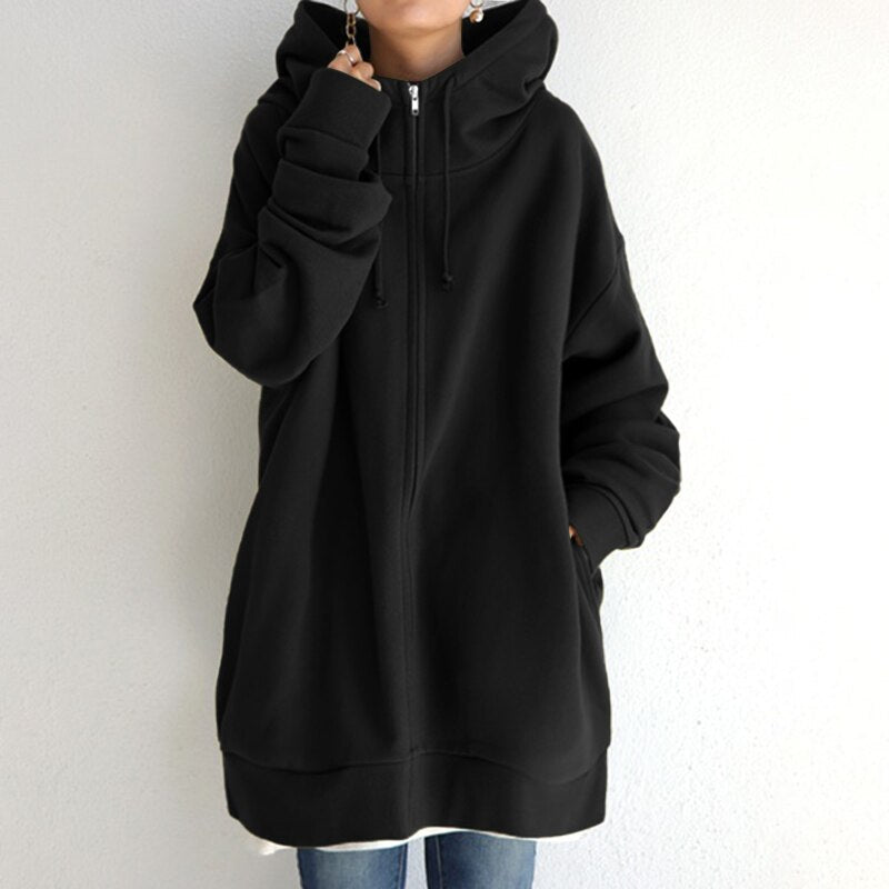 Romy | Damen Hoodie Winter kuschelig & komfortabel