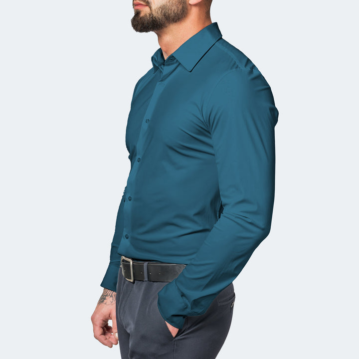 Maxim | Comfort Hemd – knitterfreier Stretch mit modernem Slim-Fit-Stil
