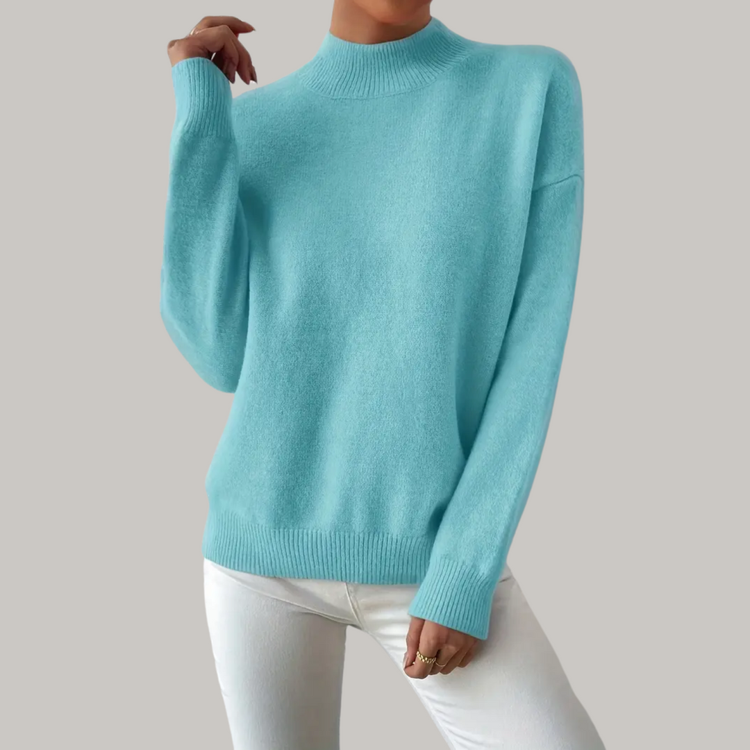 Hannah | Komfortabler Strickpullover im Basic-Look