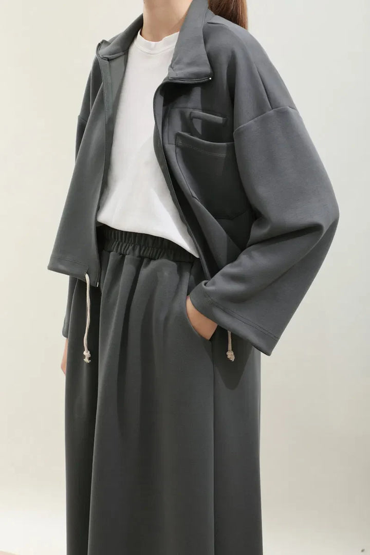 Zweiteiliges Stoff-Set im Oysho-Stil für Damen