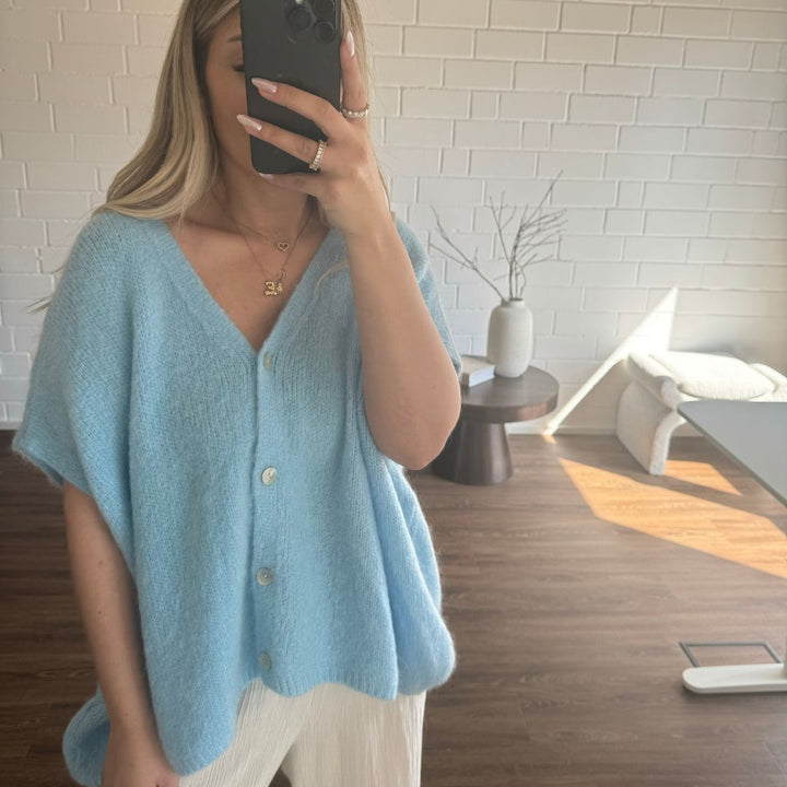 Marenza | Modische Damenstrickjacke mit Knöpfen