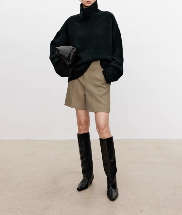 Elena | Lässiger Rollkragenpullover für Damen