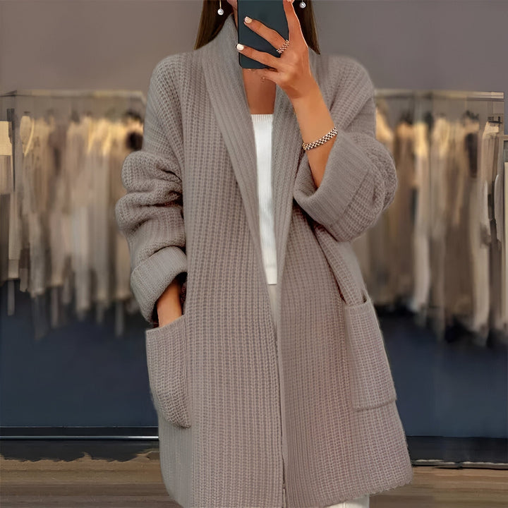 Hannah | Eleganter Luxus-Cardigan im modernen Stil