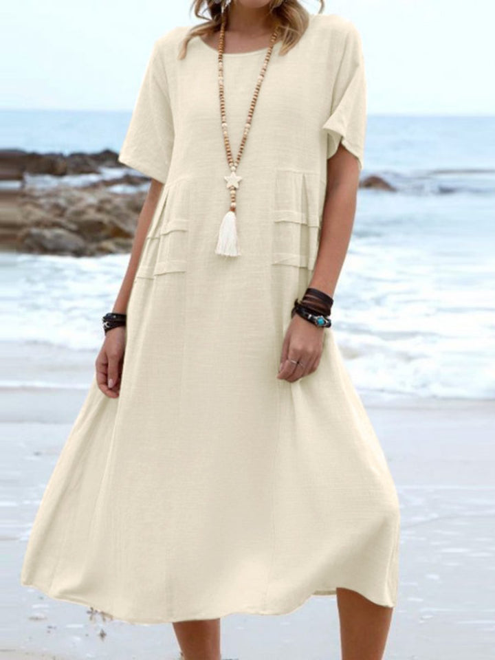 ELLA | Lockeres Rundhals-Kleid mit Stil