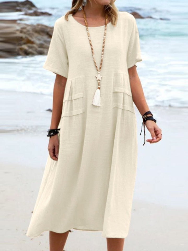 ELLA | Lockeres Rundhals-Kleid mit Stil