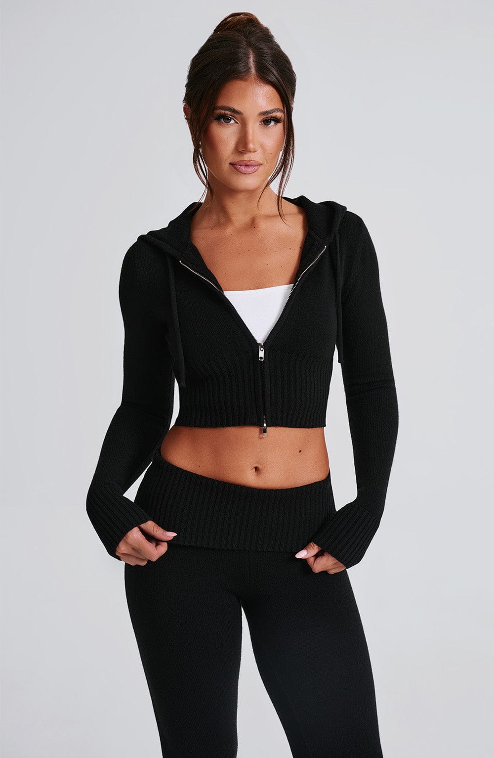 Portia | Strickjacke mit Kapuze für Herbst und Winter