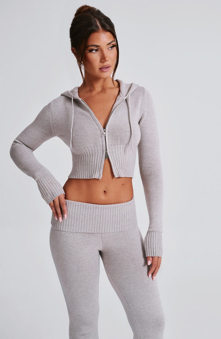 Portia | Strickjacke mit Kapuze für Herbst und Winter