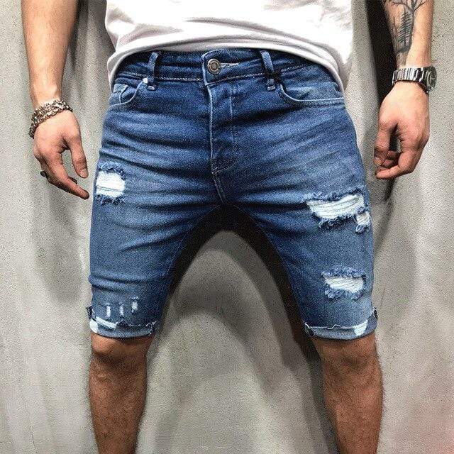 Leon | Trendige Denim Shorts für Herren Urlaub