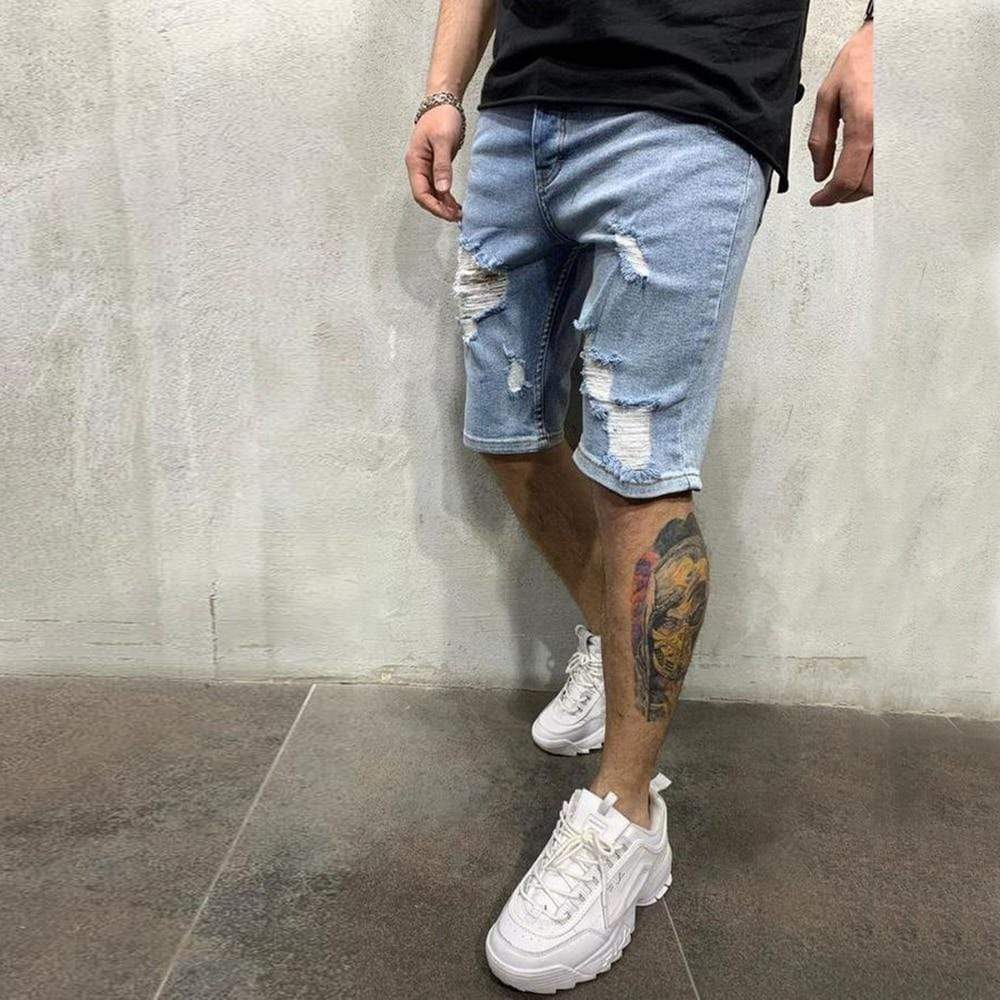 Finn | Lässige Denim Shorts für Herren Freizeit
