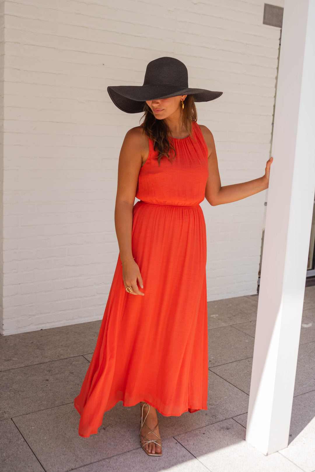 LISA | Das Sommerkleid in kräftigem Orange