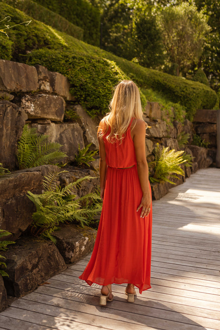 LISA | Das Sommerkleid in kräftigem Orange