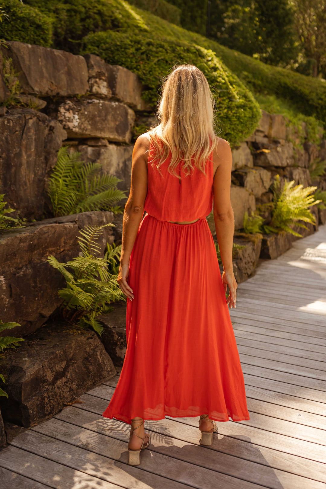 LISA | Das Sommerkleid in kräftigem Orange