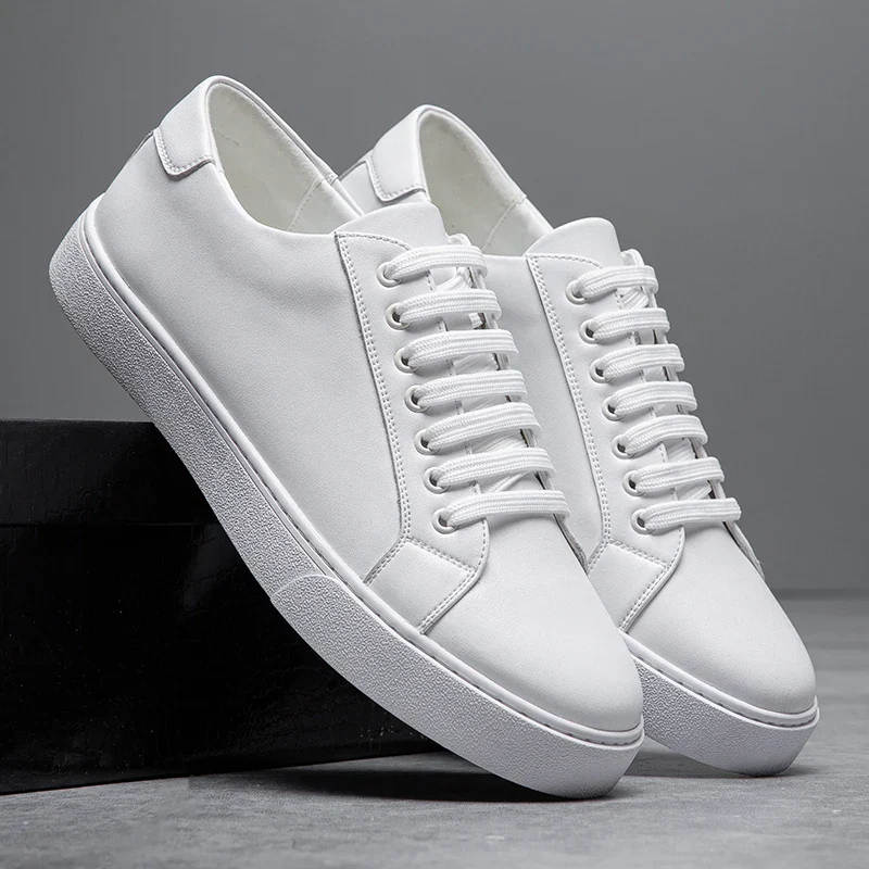 Simon | Hochwertige Herren Leder Sneakers Look
