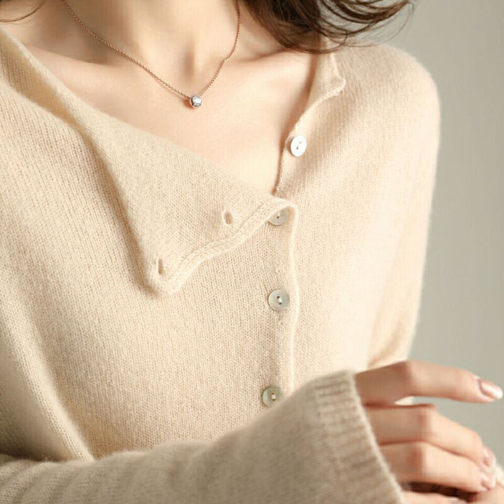 Luana | Elegante Strickjacke mit Knopfverschluss
