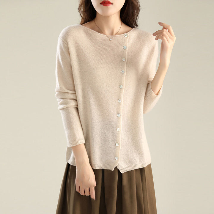 Luana | Elegante Strickjacke mit Knopfverschluss