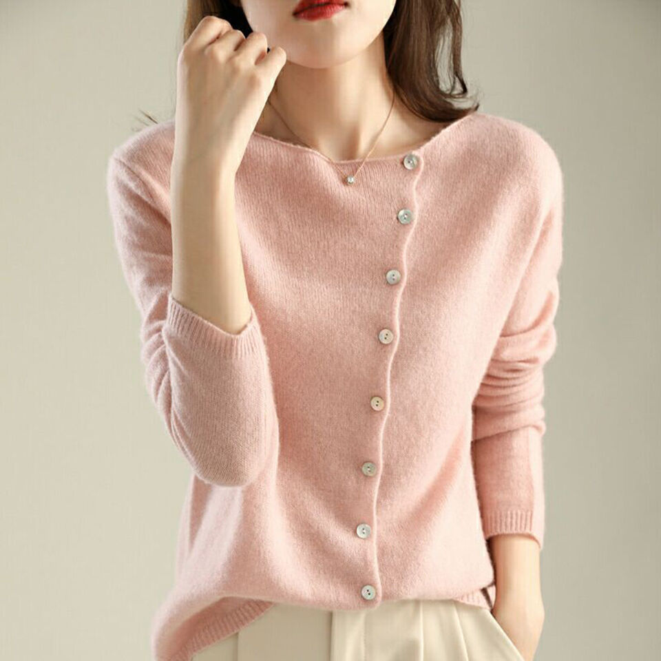 Luana | Elegante Strickjacke mit Knopfverschluss