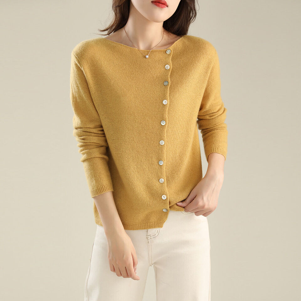 Luana | Elegante Strickjacke mit Knopfverschluss