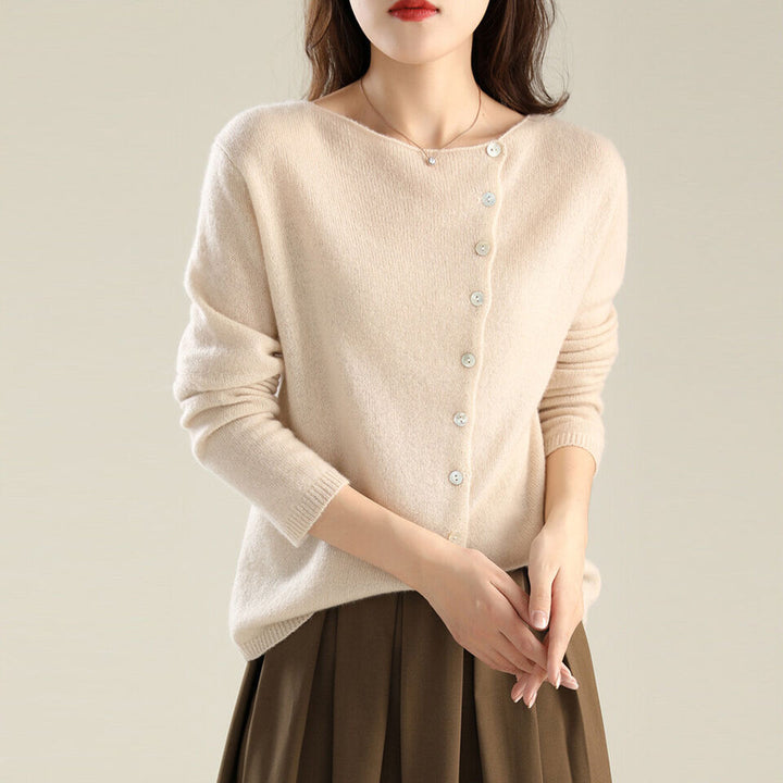 Luana | Elegante Strickjacke mit Knopfverschluss