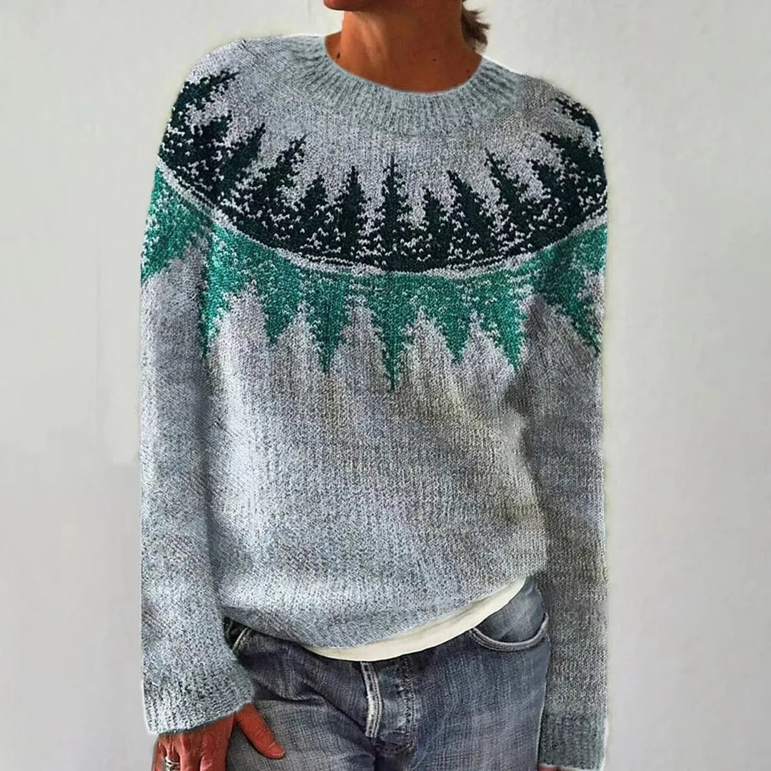 Silvia | Retro-Strickpullover für stilvolle Herbsttage
