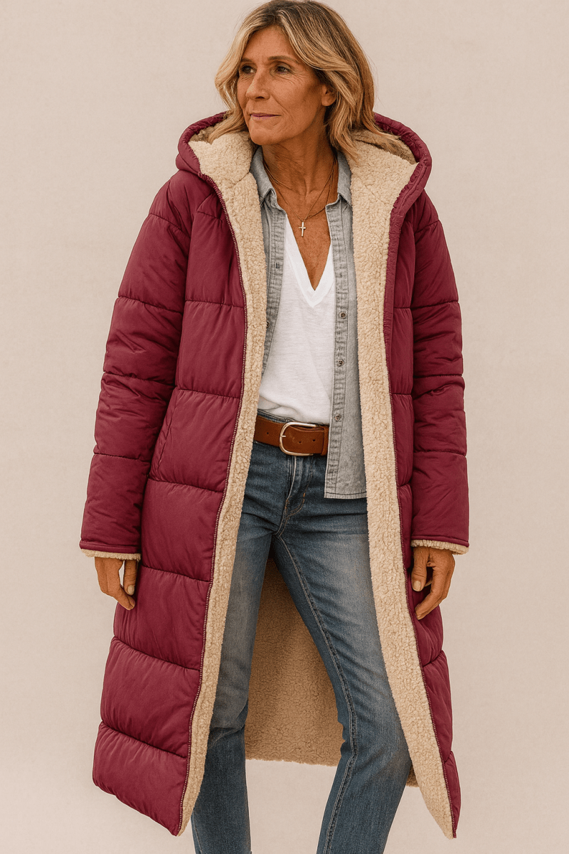 Sophie | Damen Mantel weich luxuriös & wendbar