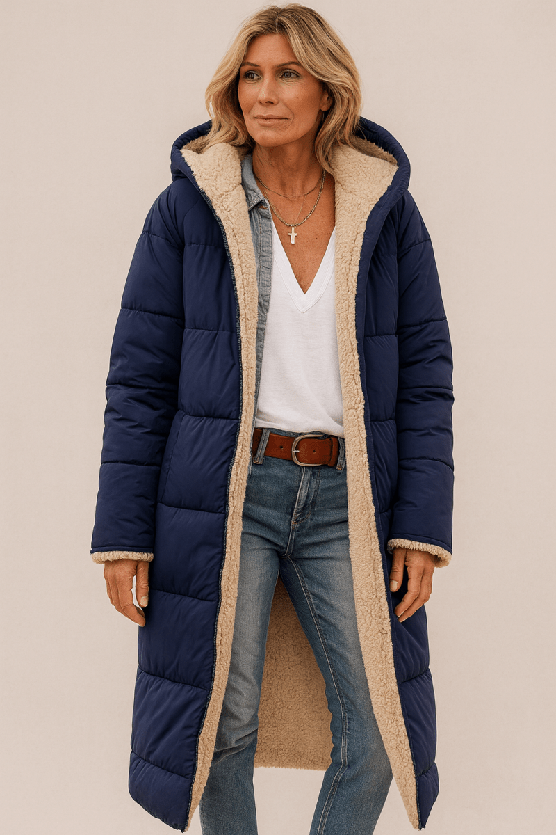 Sophie | Damen Mantel weich luxuriös & wendbar