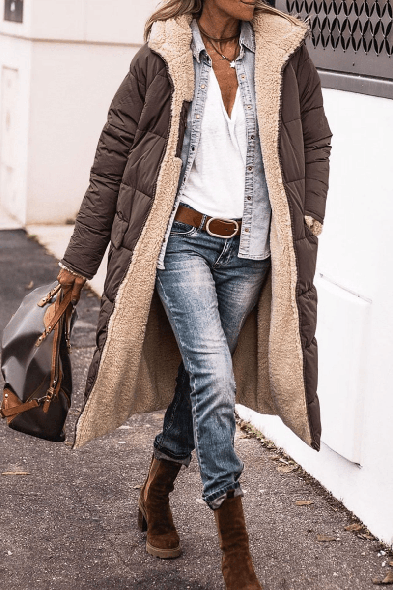 Sophie | Damen Mantel weich luxuriös & wendbar