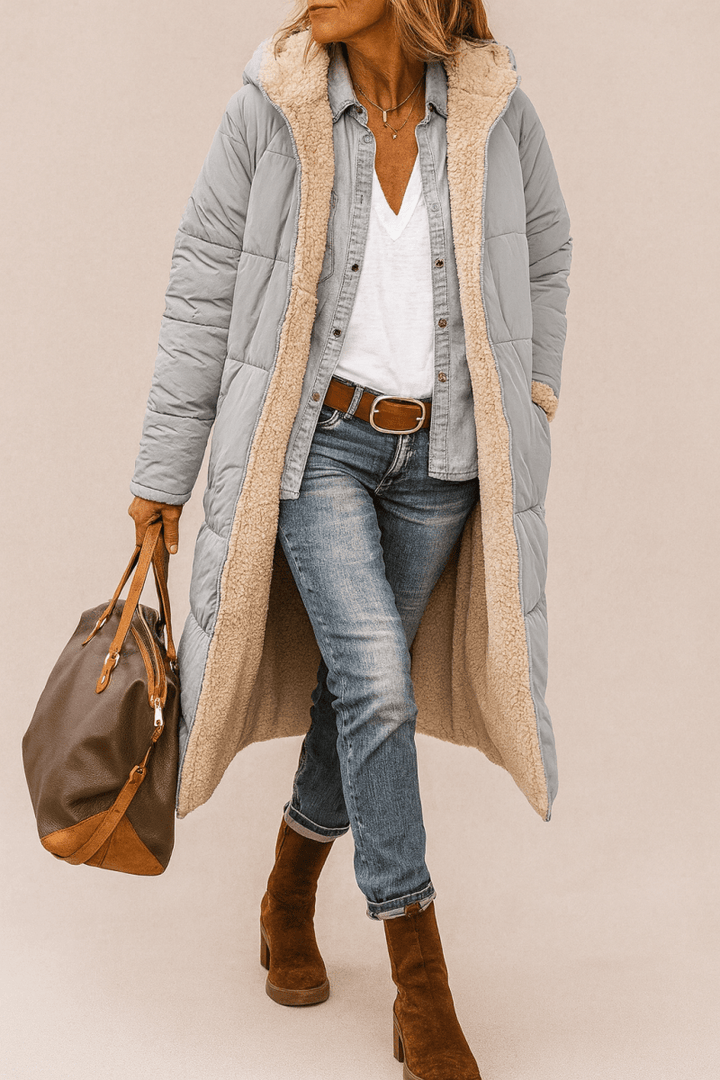Sophie | Damen Mantel weich luxuriös & wendbar