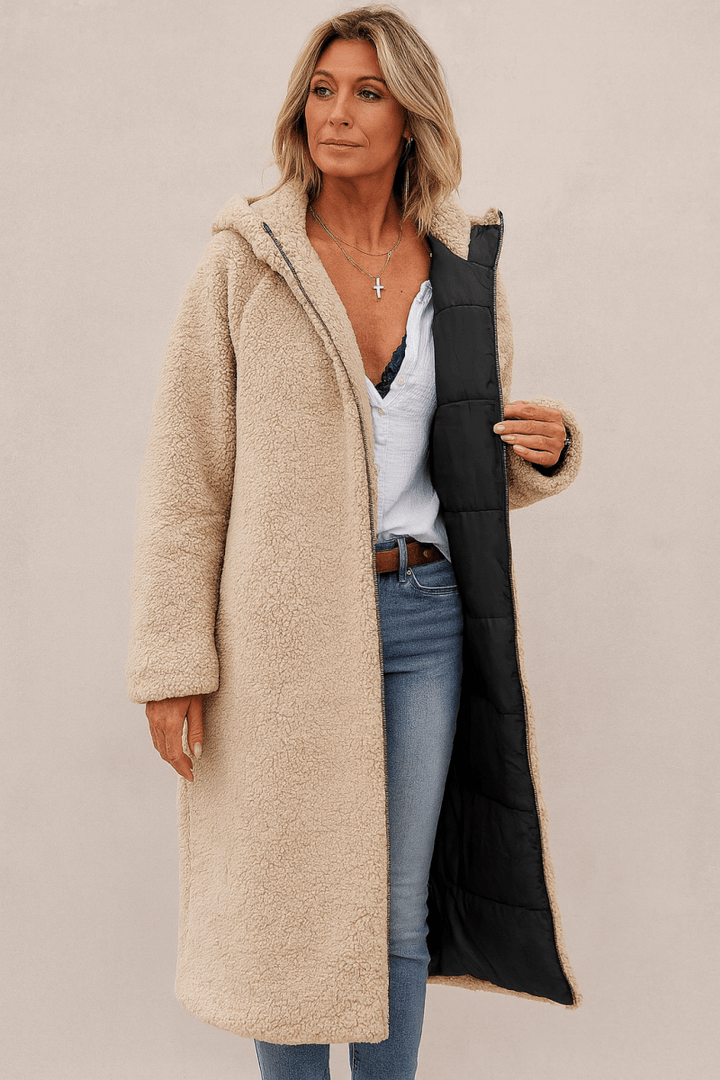 Sophie | Damen Mantel weich luxuriös & wendbar