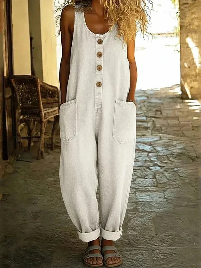 Lena | Stylishe Damen Latzhose im Vintage-Look