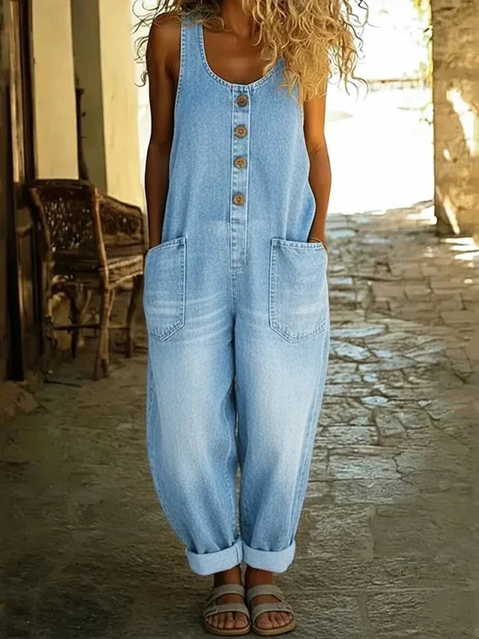 Lena | Stylishe Damen Latzhose im Vintage-Look