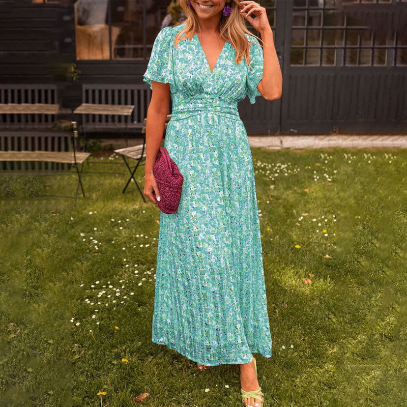 Elsie | Luftiges Maxikleid mit Blumenmuster