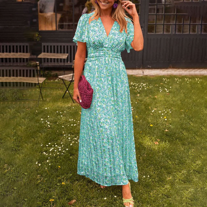 Elsie | Luftiges Maxikleid mit Blumenmuster