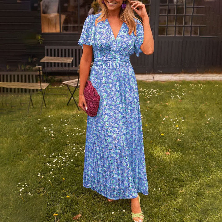 Elsie | Luftiges Maxikleid mit Blumenmuster