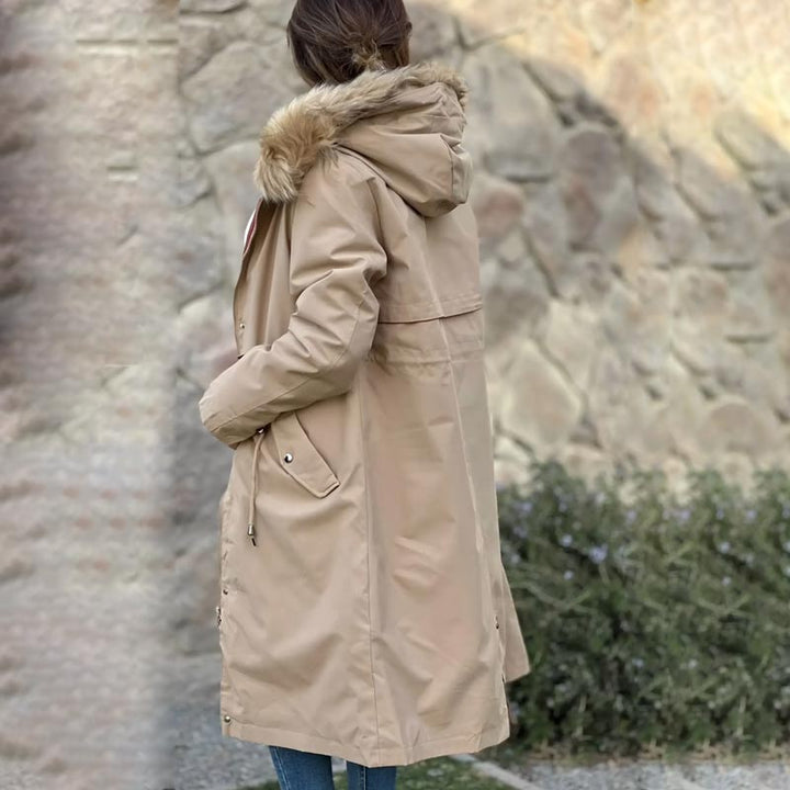 Isabelle | Damenjacke für Winter mit Kapuze und Pelz