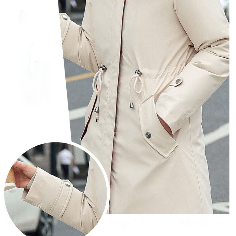 Isabelle | Damenjacke für Winter mit Kapuze und Pelz