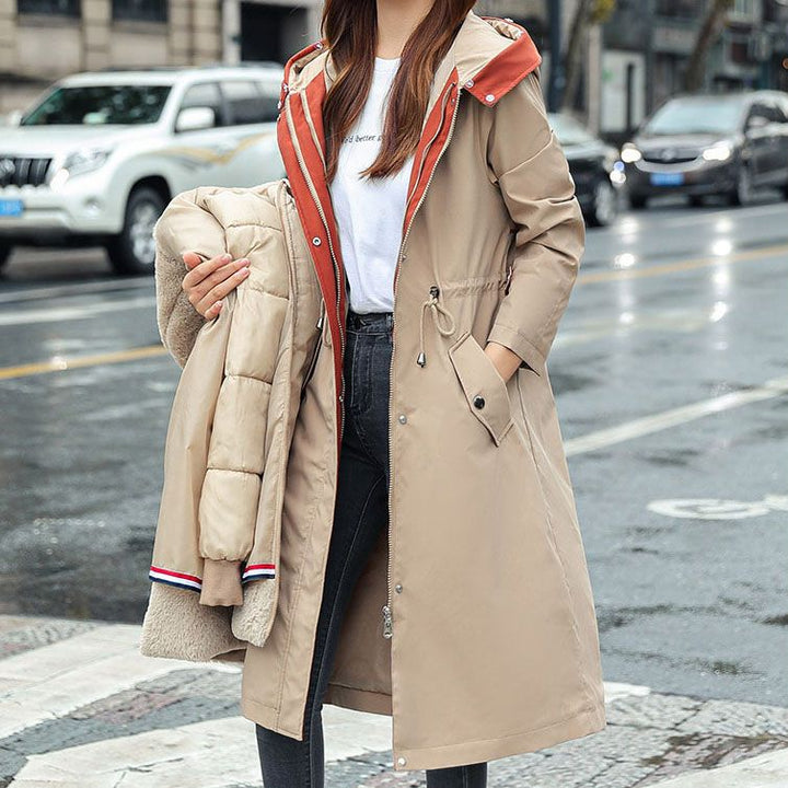Isabelle | Damenjacke für Winter mit Kapuze und Pelz