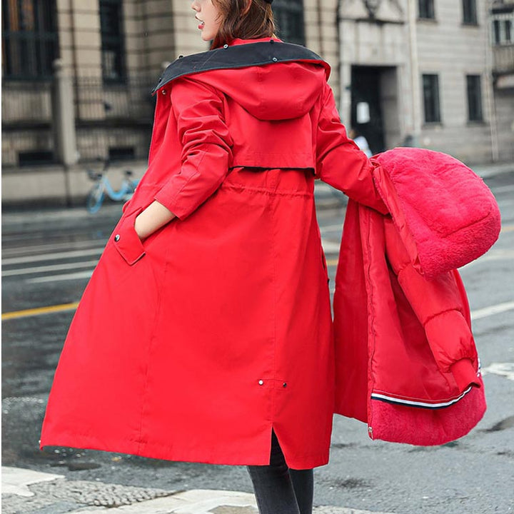 Isabelle | Damenjacke für Winter mit Kapuze und Pelz